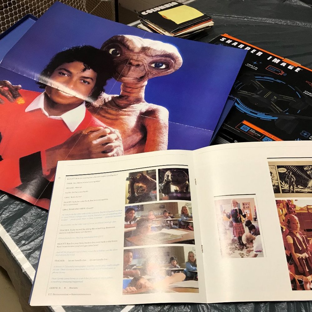 ET album, color book, poster Michael Jackson